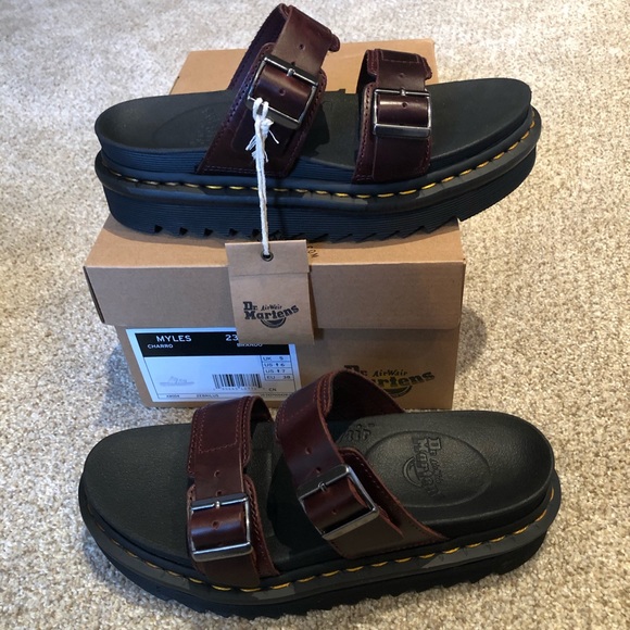 Doc Martens Myles Sandals Slides Charro 